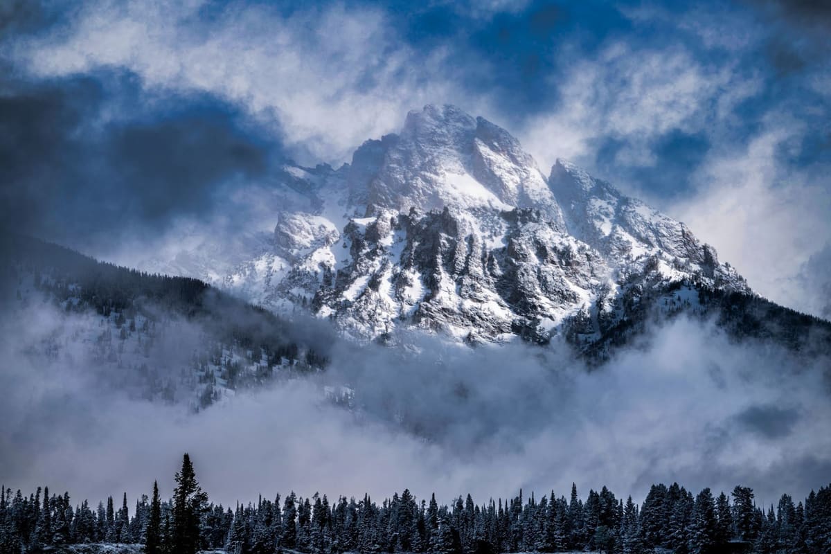Spring Snowstorm in the Tetons